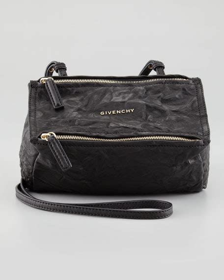 Givenchy Pandora Old Pepe Mini Crossbody Bag, Black